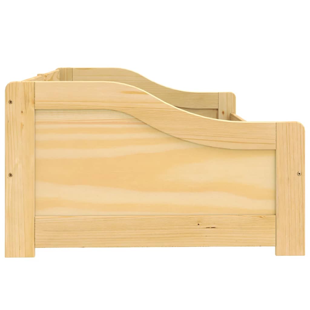 vidaXL Dormeuse 2 Cassetti 90x200 cm Legno Massello Pino IRUN