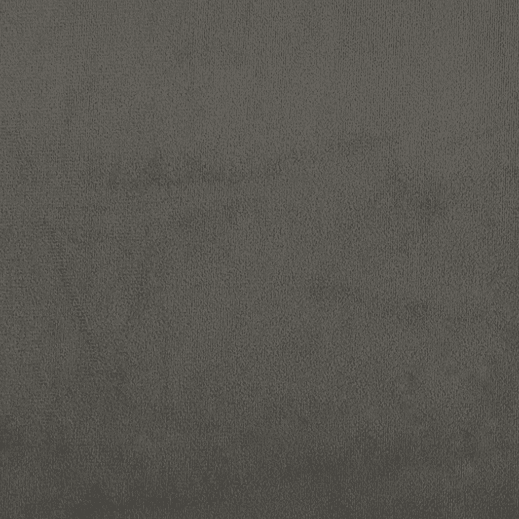 vidaXL Giroletto a Molle con Materasso Grigio Scuro 140x200 cm Velluto