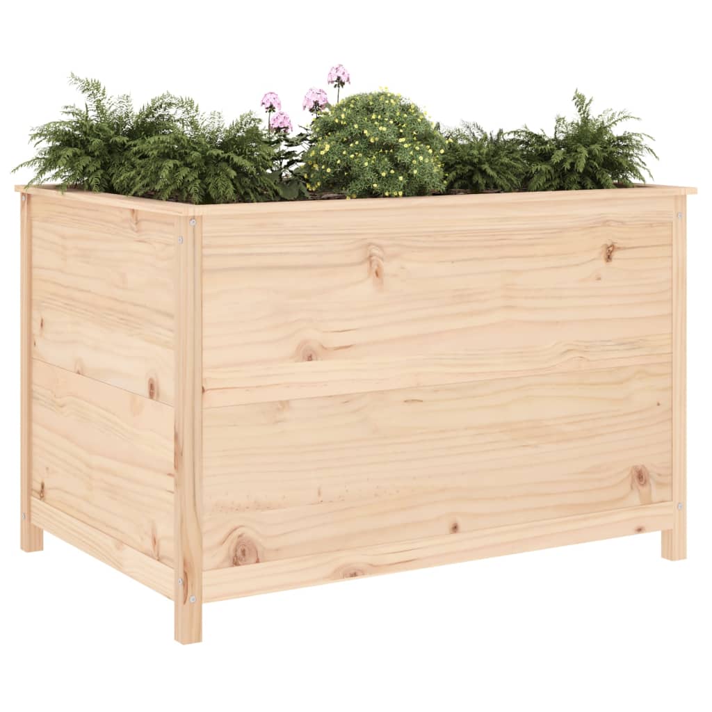 vidaXL Fioriera Rialzata Giardino 119,5x82,5x78cm Legno Massello Pino