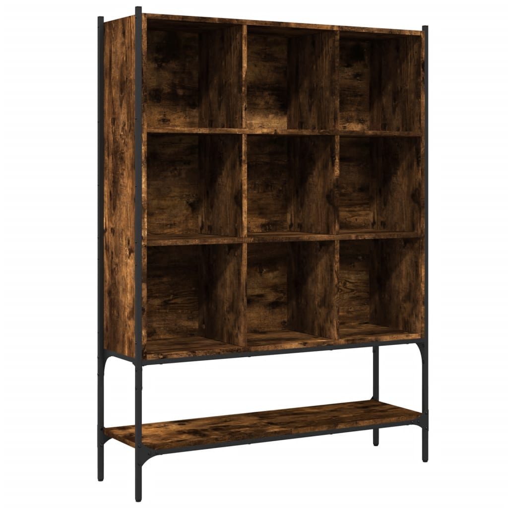 vidaXL Libreria Rovere Fumo 102x30x141,5 cm in Legno Multistrato