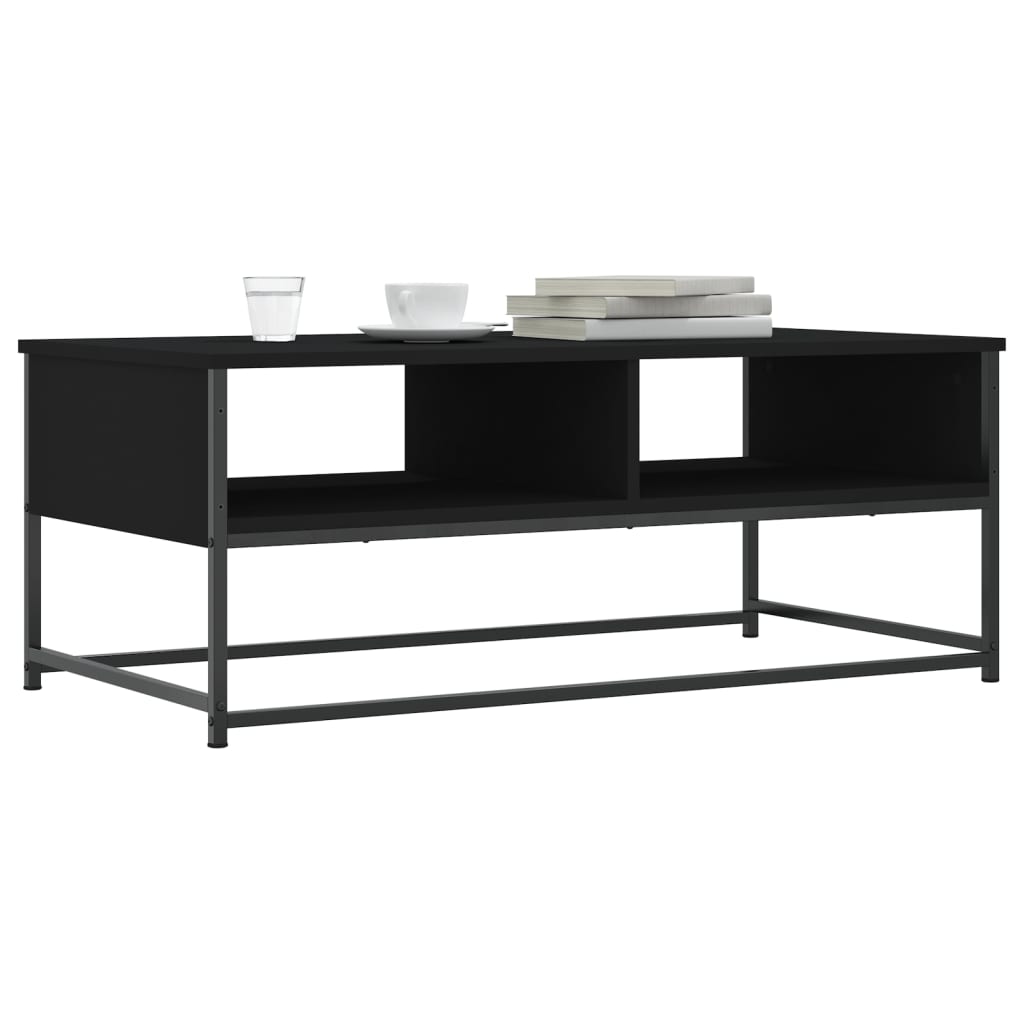 vidaXL Tavolino da Salotto Nero 100x51x40 cm in Legno Multistrato