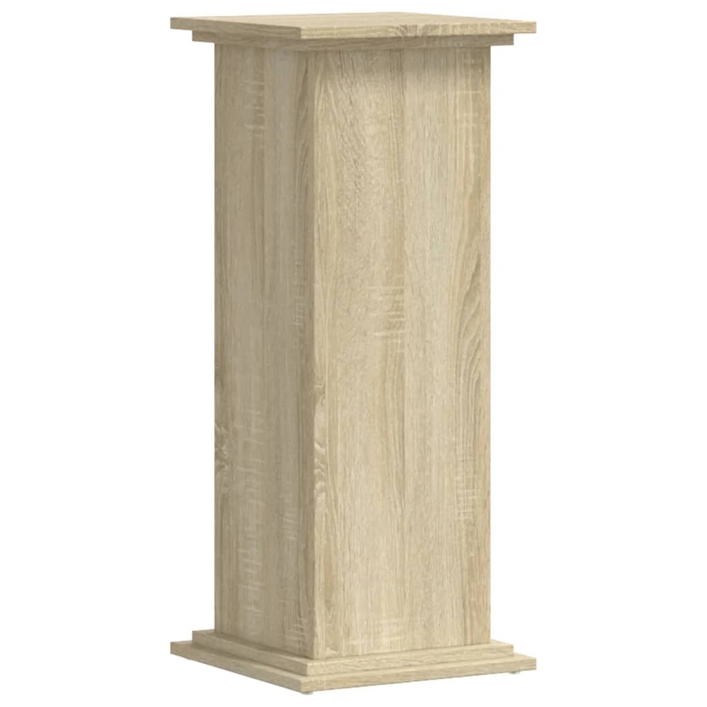 vidaXL Supporto per Piante Rovere Sonoma 33x33x80 cm Legno Multistrato