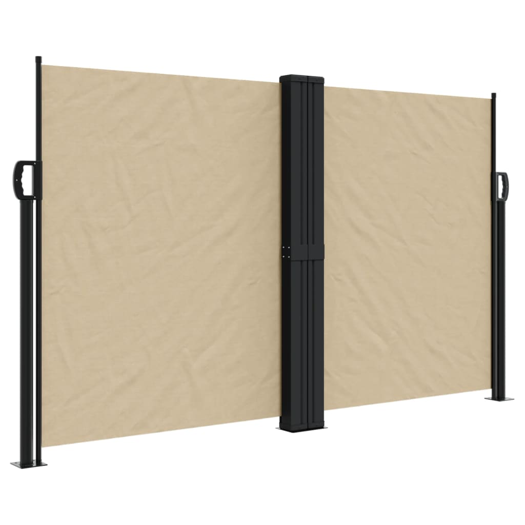 vidaXL Tenda Laterale Retrattile Beige 140x1200 cm