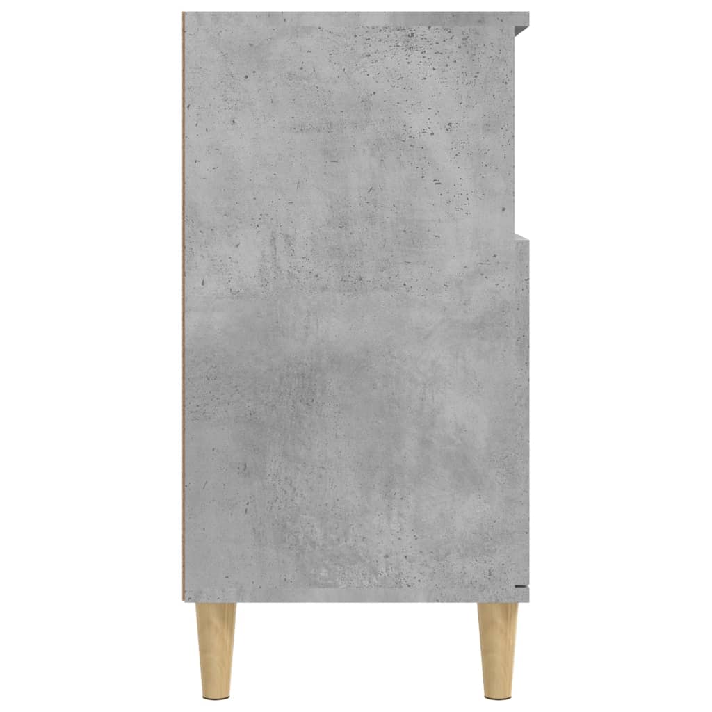 vidaXL Credenza Grigio Cemento 60x35x70 cm in Legno Multistrato