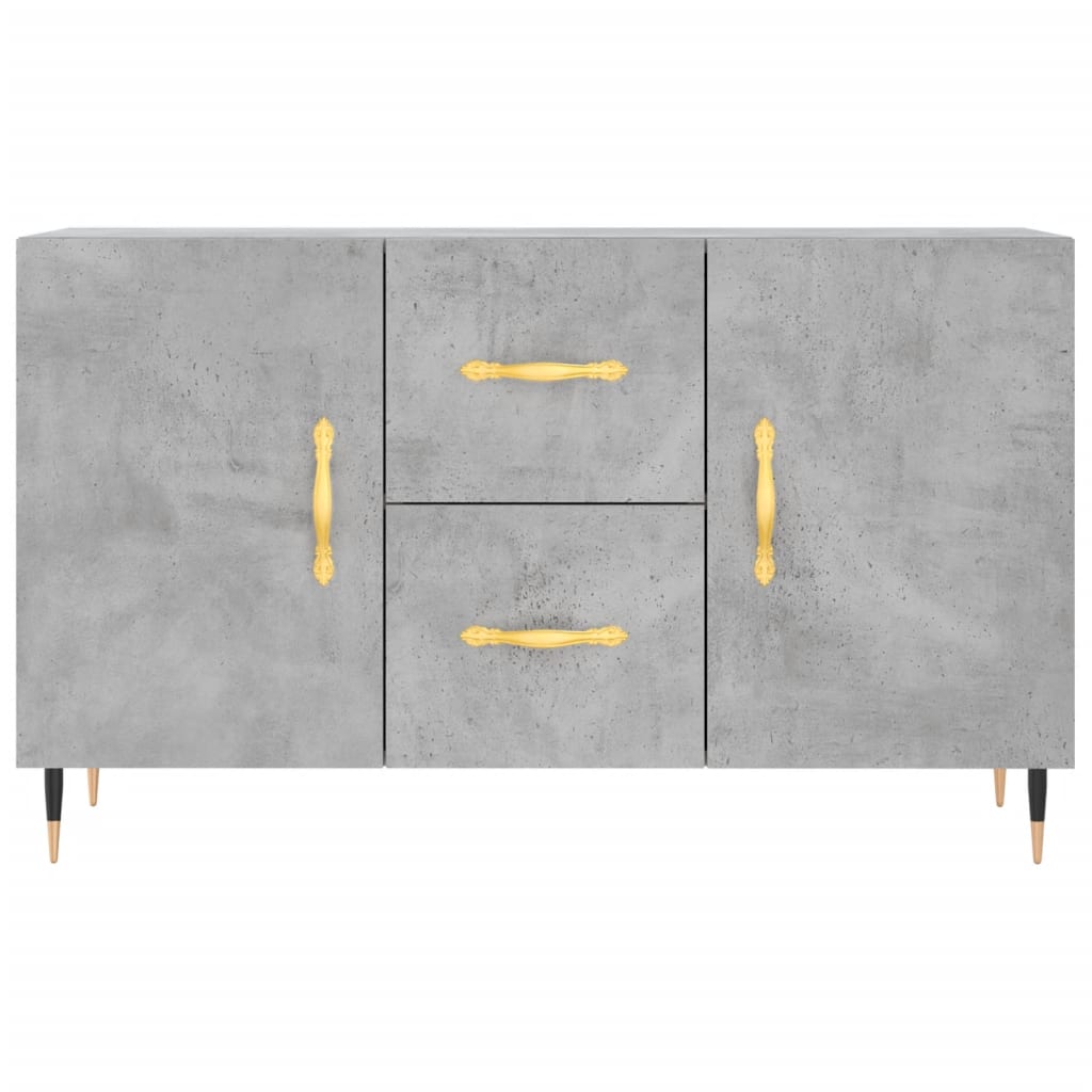 vidaXL Credenza Grigio Cemento 100x36x60 cm in Legno Multistrato