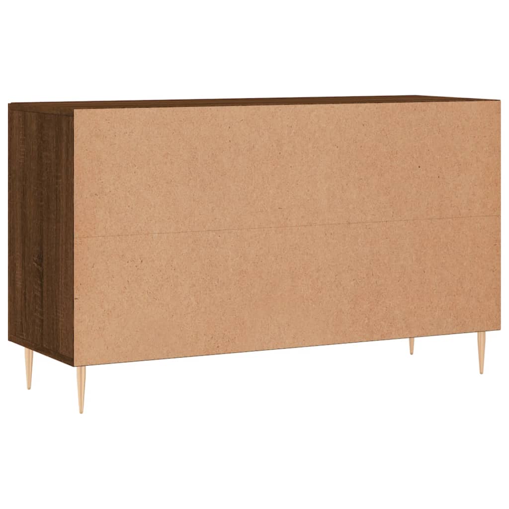 vidaXL Credenza Rovere Marrone 100x36x60 cm in Legno Multistrato