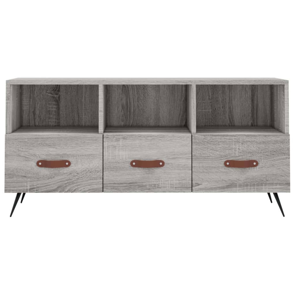 vidaXL Mobile TV Grigio Sonoma 102x36x50 cm in Legno Multistrato