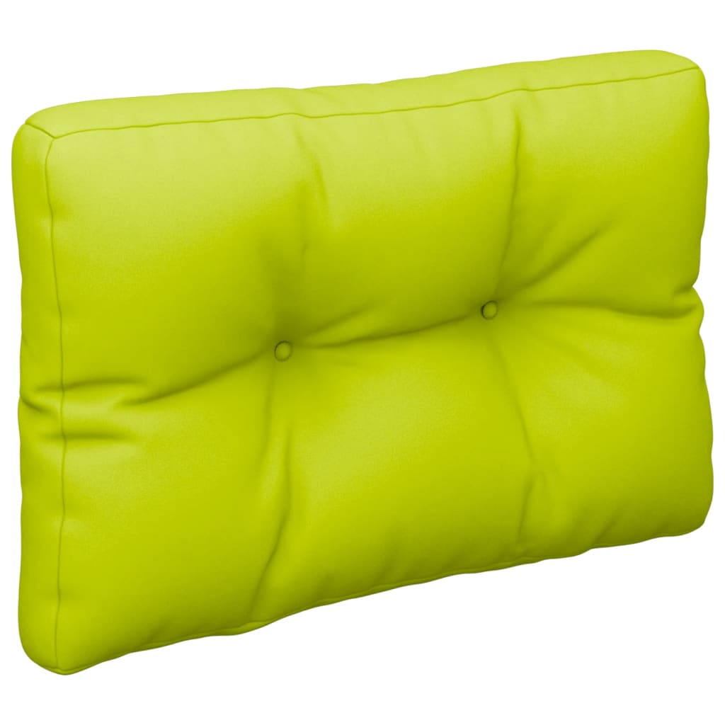 vidaXL Cuscino per Pallet Verde Brillante 50x40x12 cm in Tessuto