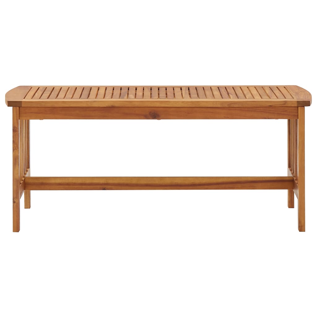 vidaXL Tavolino da Salotto 102x50x43 cm in Legno Massello di Acacia