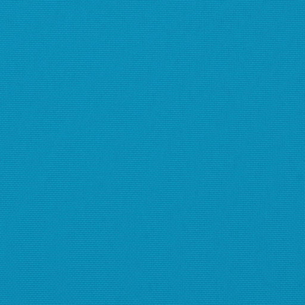 vidaXL Cuscino per Panca Azzurro 180x(50+50)x7 cm in Tessuto Oxford