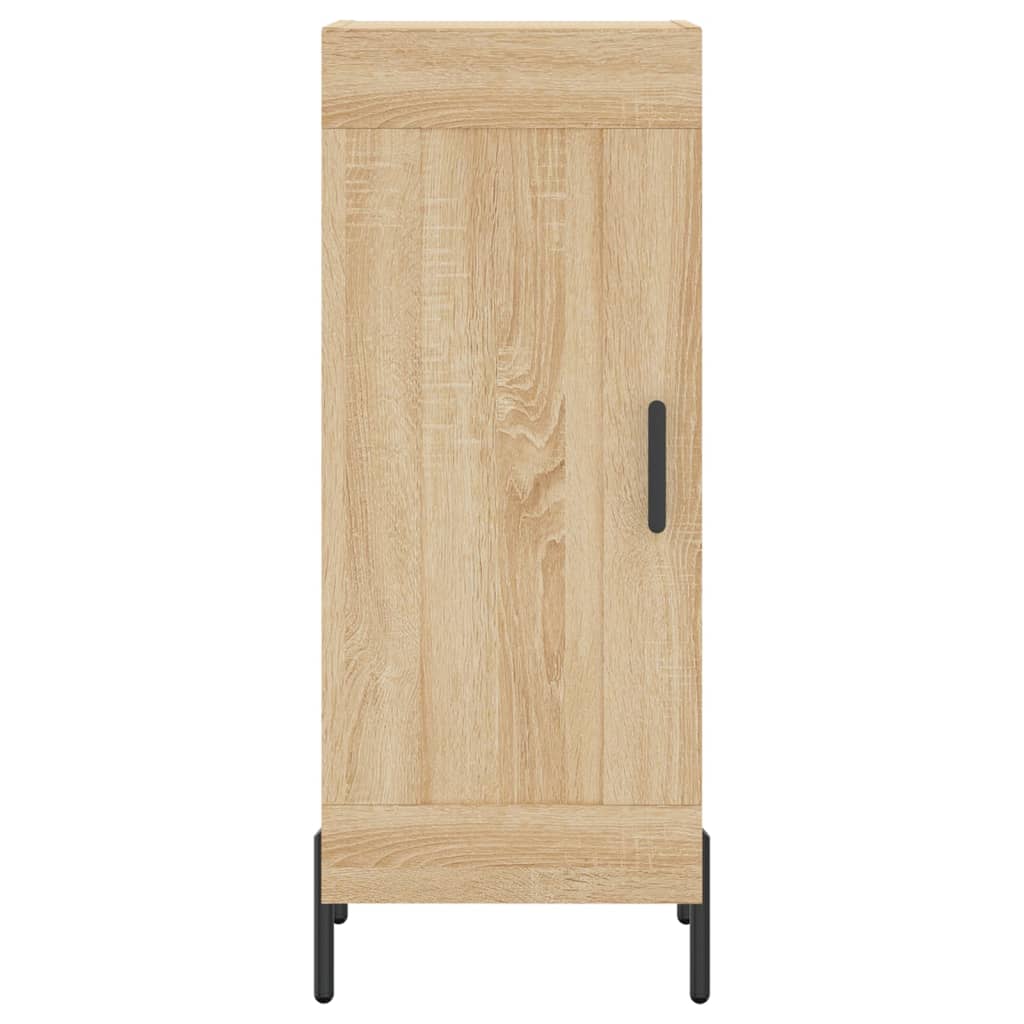 vidaXL Credenza Rovere Sonoma 34,5x34x180 cm in Legno Multistrato