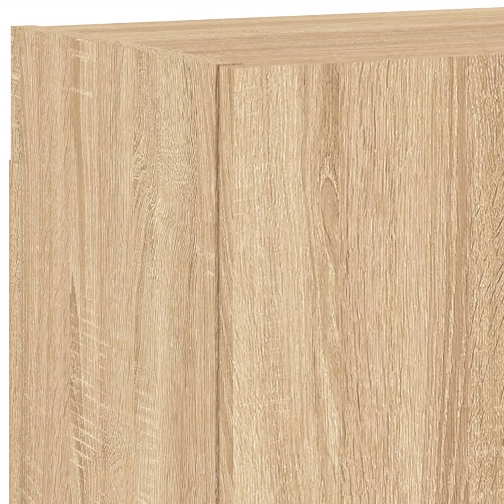 vidaXL Mobili TV a Muro 6pz Rovere Sonoma in Legno Multistrato