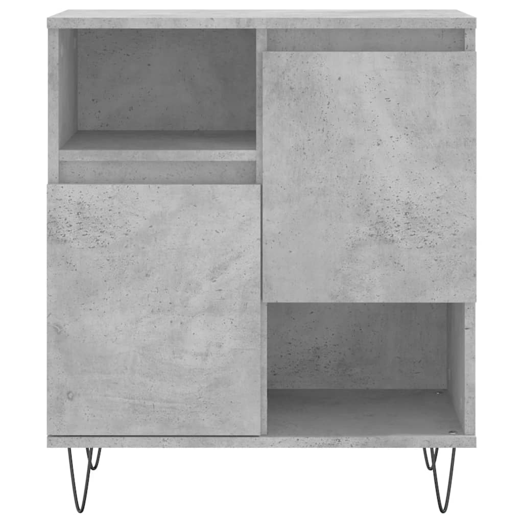 vidaXL Credenza Grigio Cemento 60x35x70 cm in Legno Multistrato