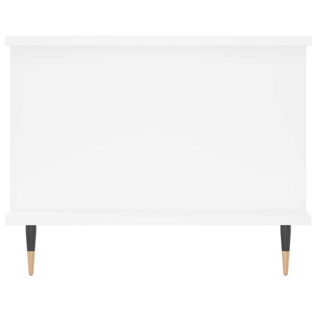 vidaXL Tavolino da Salotto Bianco 90x50x40 cm in Legno Multistrato