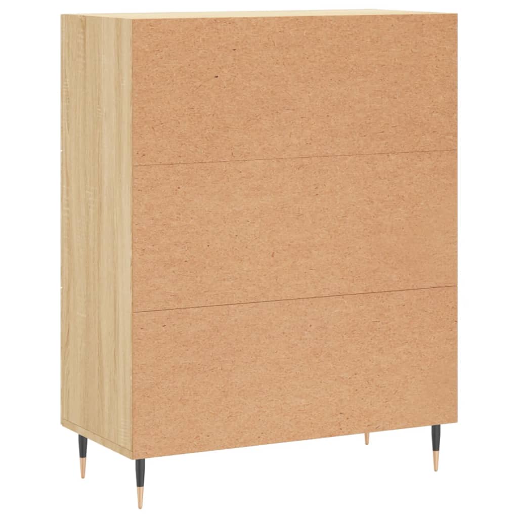 vidaXL Credenza Rovere Sonoma 69,5x34x90 cm in Legno Multistrato