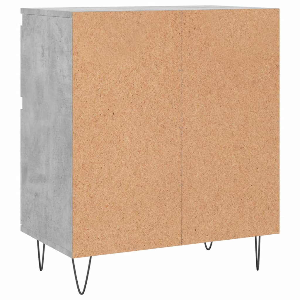 vidaXL Credenza Grigio Cemento 60x35x70 cm in Legno Multistrato