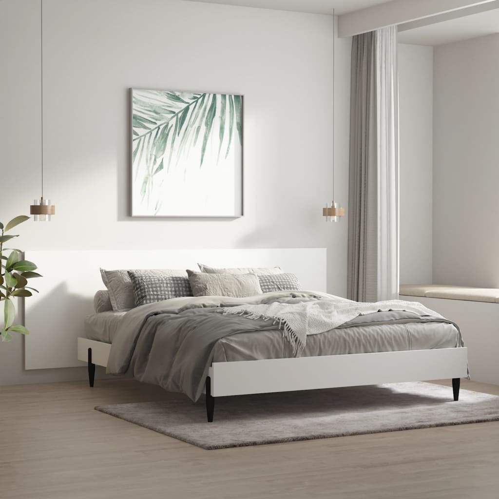 vidaXL Testiera per Letto Bianca 240x1,5x80 cm in Legno Ingegnerizzato