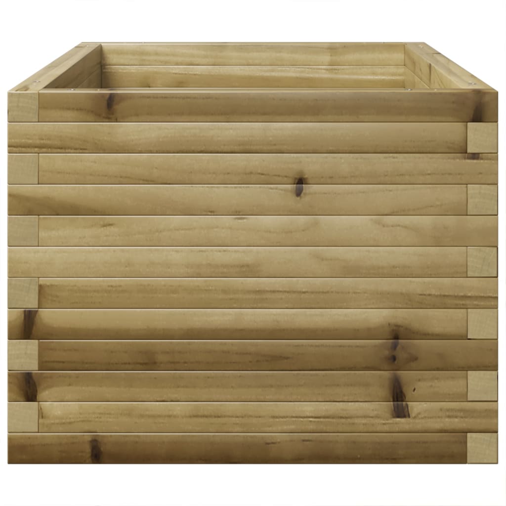 vidaXL Fioriera da Giardino 90x60x49,5 cm in Legno di Pino Impregnato