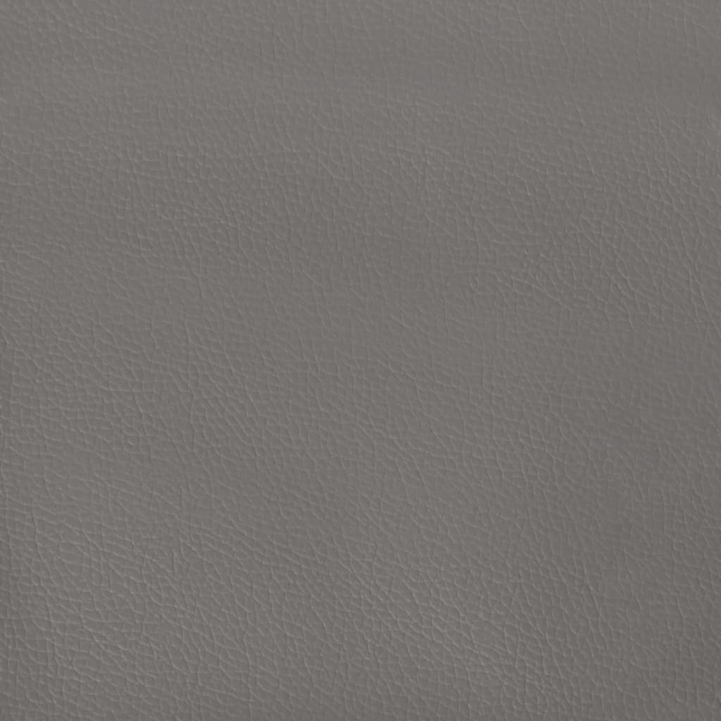 vidaXL Testiera ad Orecchio Grigio 103x23x118/128cm in Similpelle