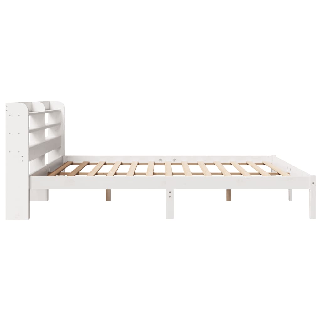 vidaXL Letto senza Materasso Bianco 180x200 cm Legno Massello di Pino