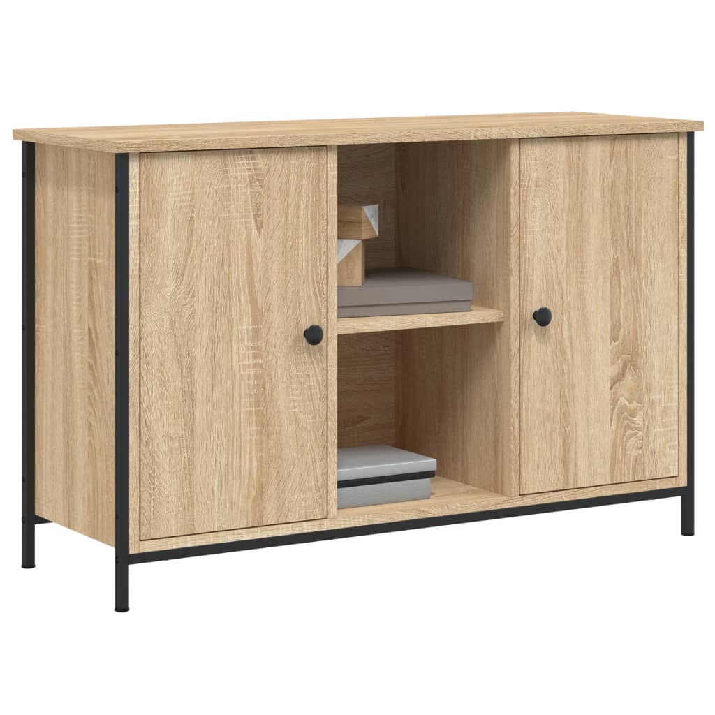 vidaXL Mobile Porta TV Rovere Sonoma 100x35x65 cm in Legno Multistrato