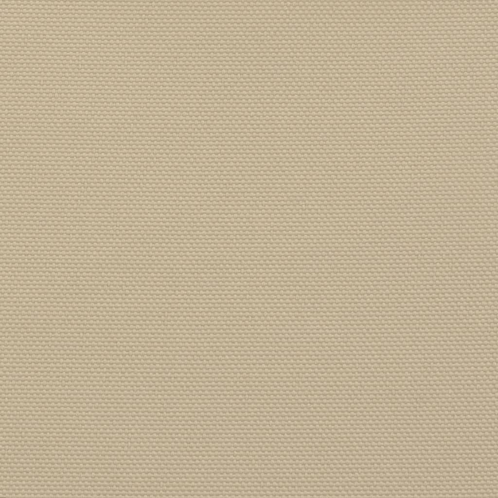 vidaXL Parasole a Vela Oxford Rettangolare 6x7 m Beige