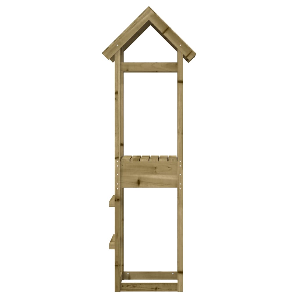 vidaXL Torre da Gioco 53x46,5x194 cm in Legno di Pino Impregnato