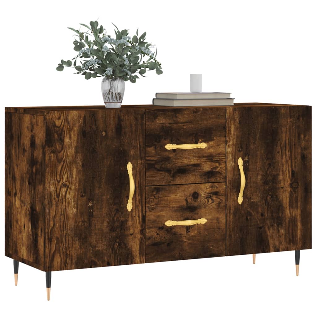 vidaXL Credenza Rovere Fumo 100x36x60 cm in Legno Multistrato