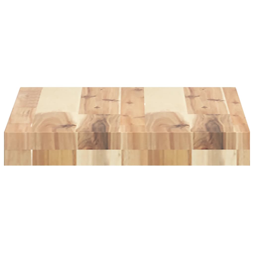 vidaXL Mensole da Parete 2 pz 60x30x4 cm Legno Acacia Non Trattato