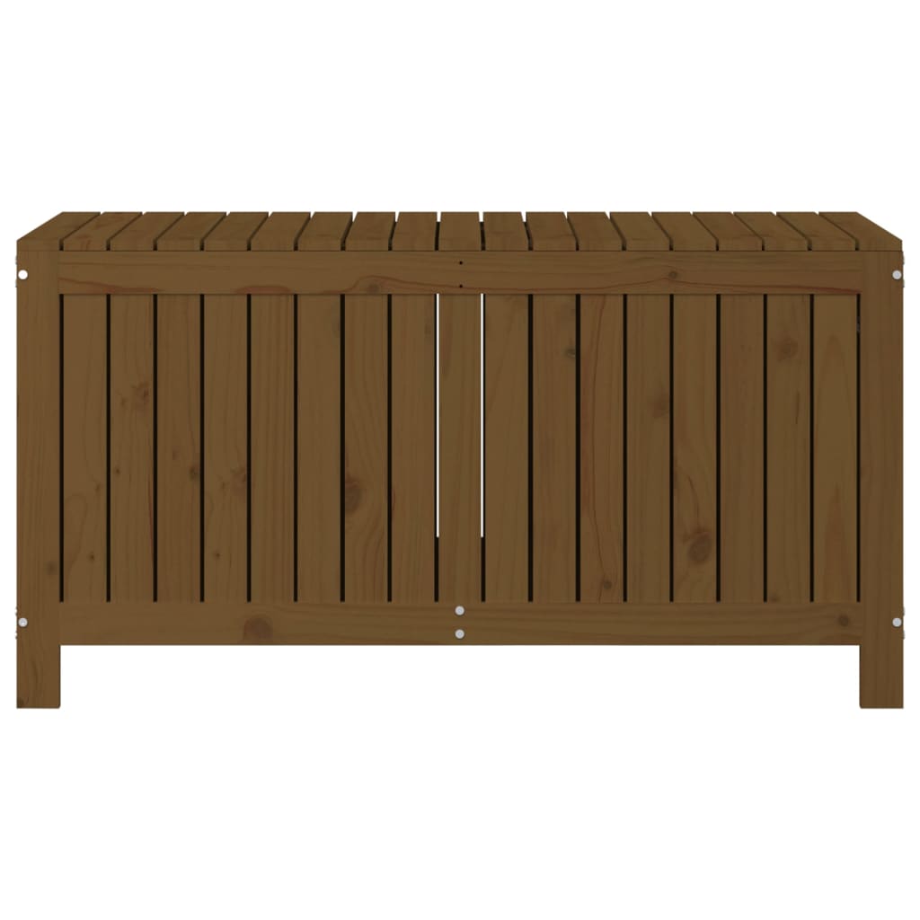 vidaXL Contenitore da Giardino Ambra 121x55x64 cm Legno Massello Pino