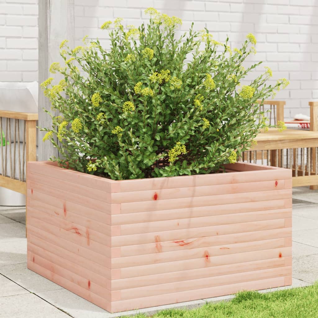 vidaXL Fioriera da Giardino 80x80x46 cm in Legno Massello di Douglas