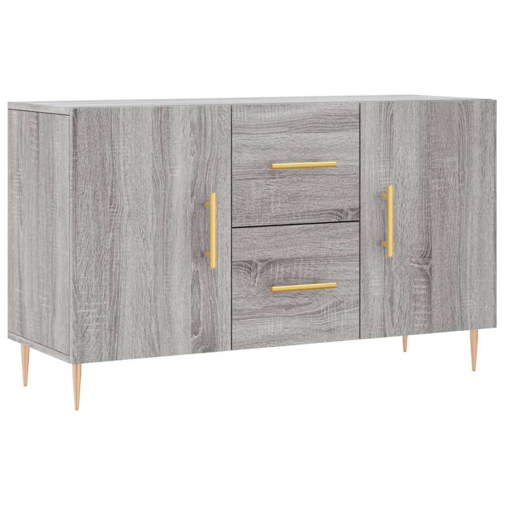 vidaXL Credenza Grigio Sonoma 100x36x60 cm in Legno Multistrato