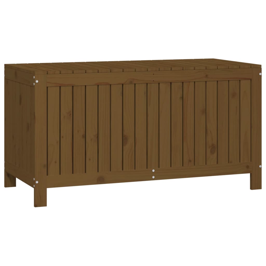 vidaXL Contenitore da Giardino Ambra 121x55x64 cm Legno Massello Pino