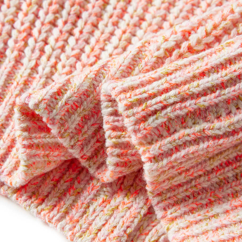 Cardigan da Bambina Lavorato a Maglia Rosa Misto 104