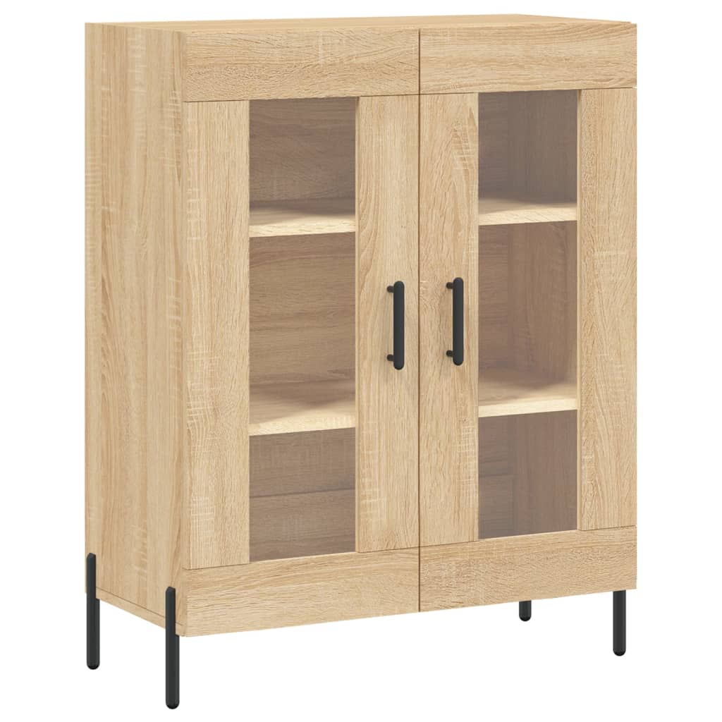 vidaXL Credenza Rovere Sonoma 69,5x34x90 cm in Legno Multistrato