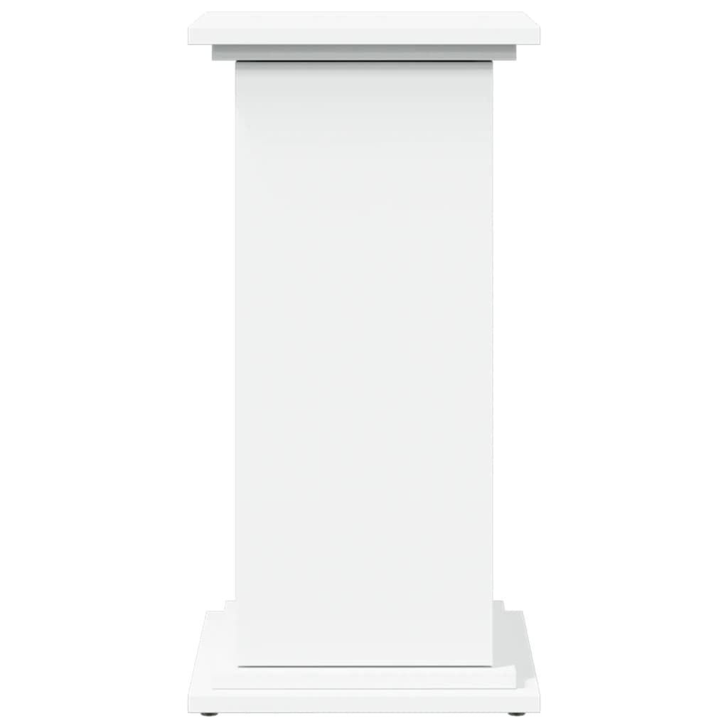 vidaXL Supporto Espositivo Portaoggetti Bianco 31x30x60 cm Truciolato