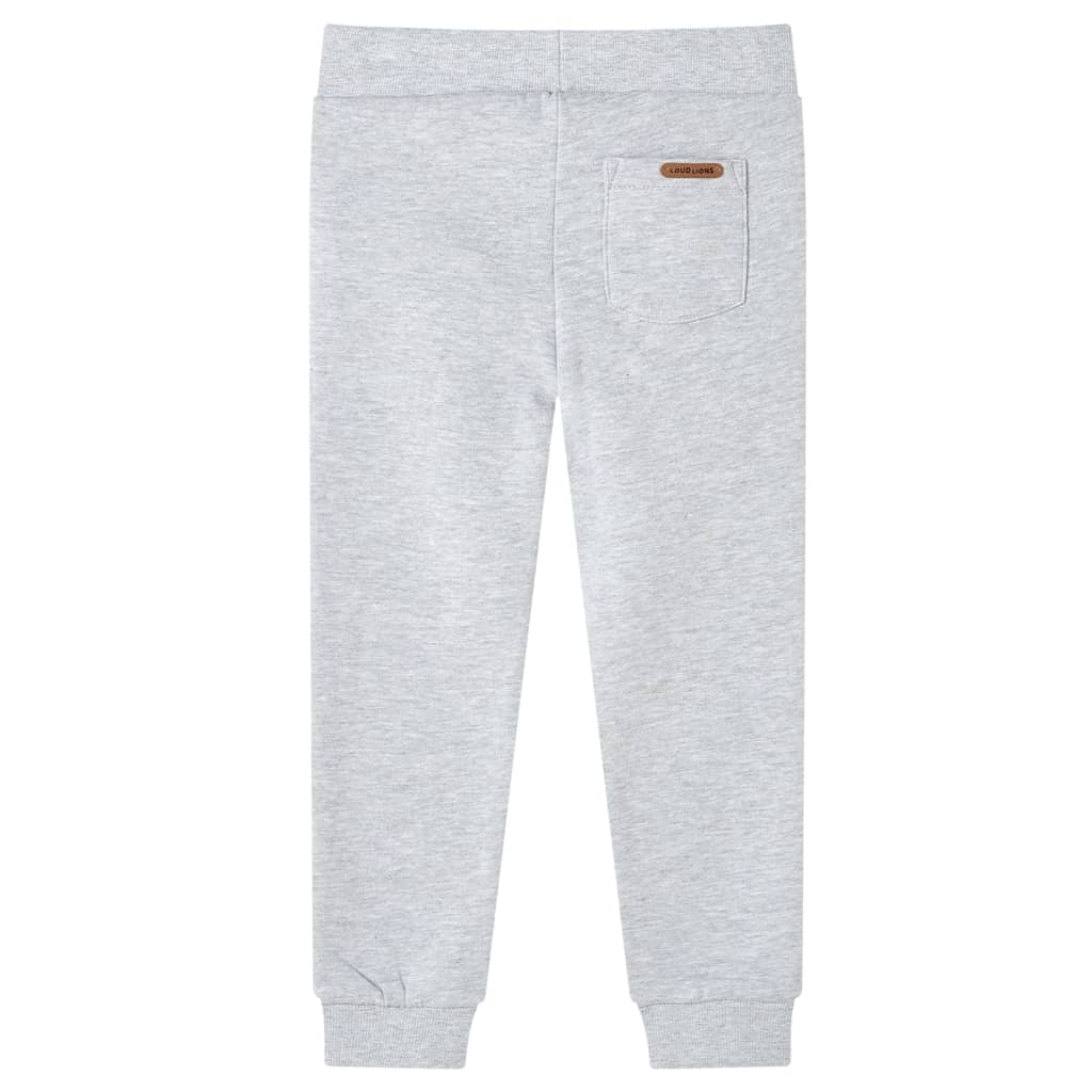 Pantaloni Tuta per Bambini Grigio Mélange 140