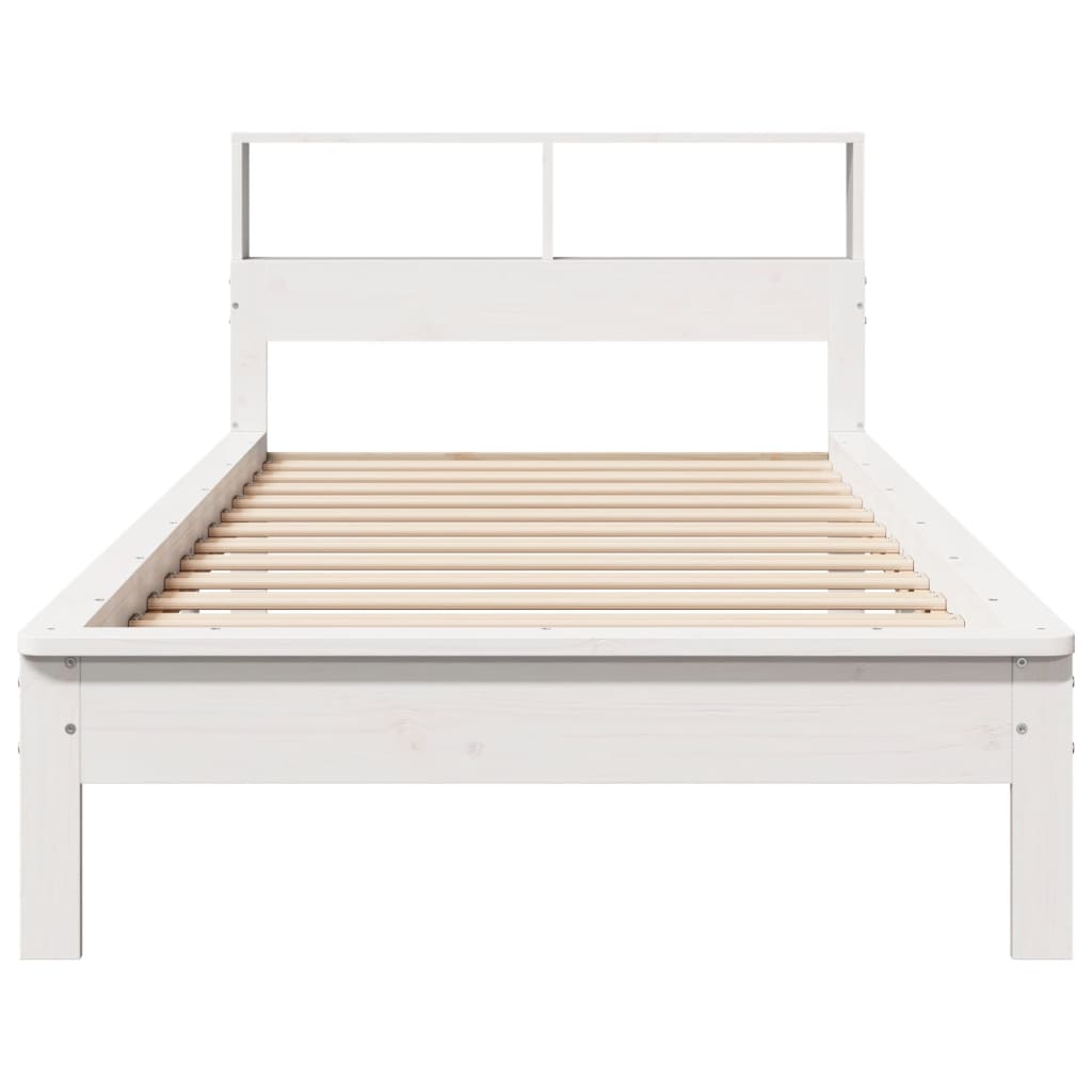 vidaXL Letto con Libreria senza Materasso 75x190 cm in Legno Pino