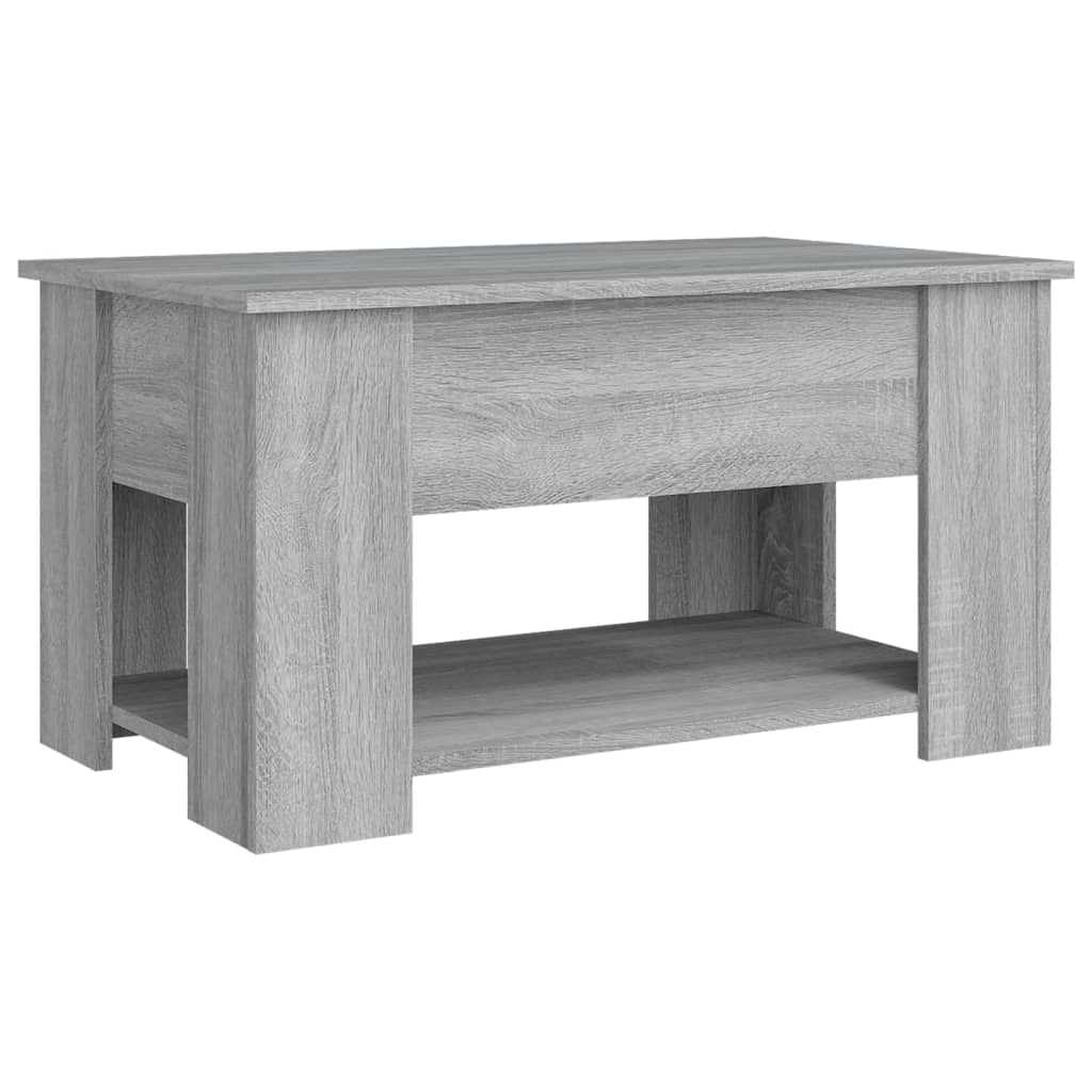 vidaXL Tavolino da Salotto Grigio Sonoma 79x49x41 cm Legno Multistrato