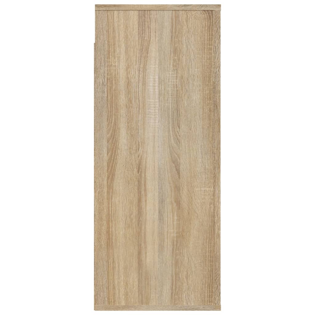 vidaXL Armadietto a Muro Rovere Sonoma 80x33x80 cm Legno Multistrato