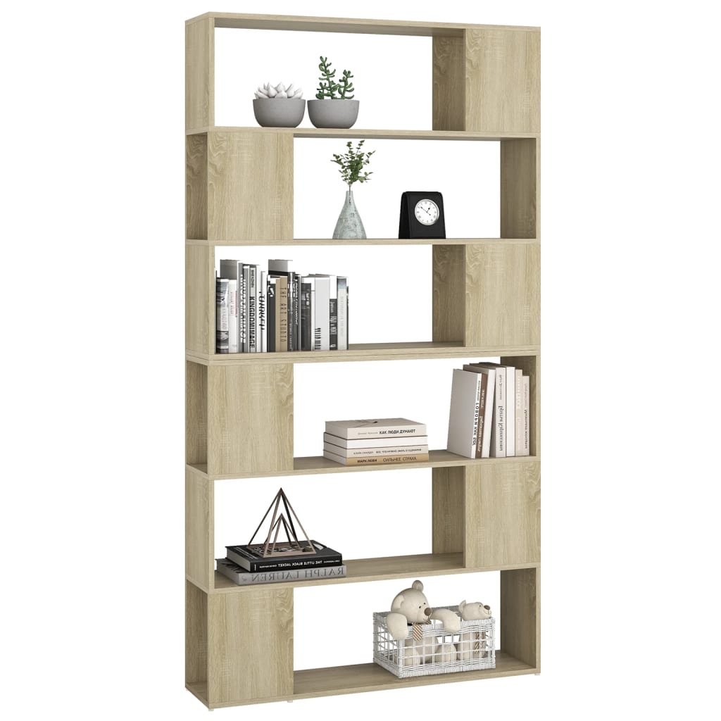 vidaXL Libreria/Divisorio Stanza Rovere Sonoma 100x24x188 cm