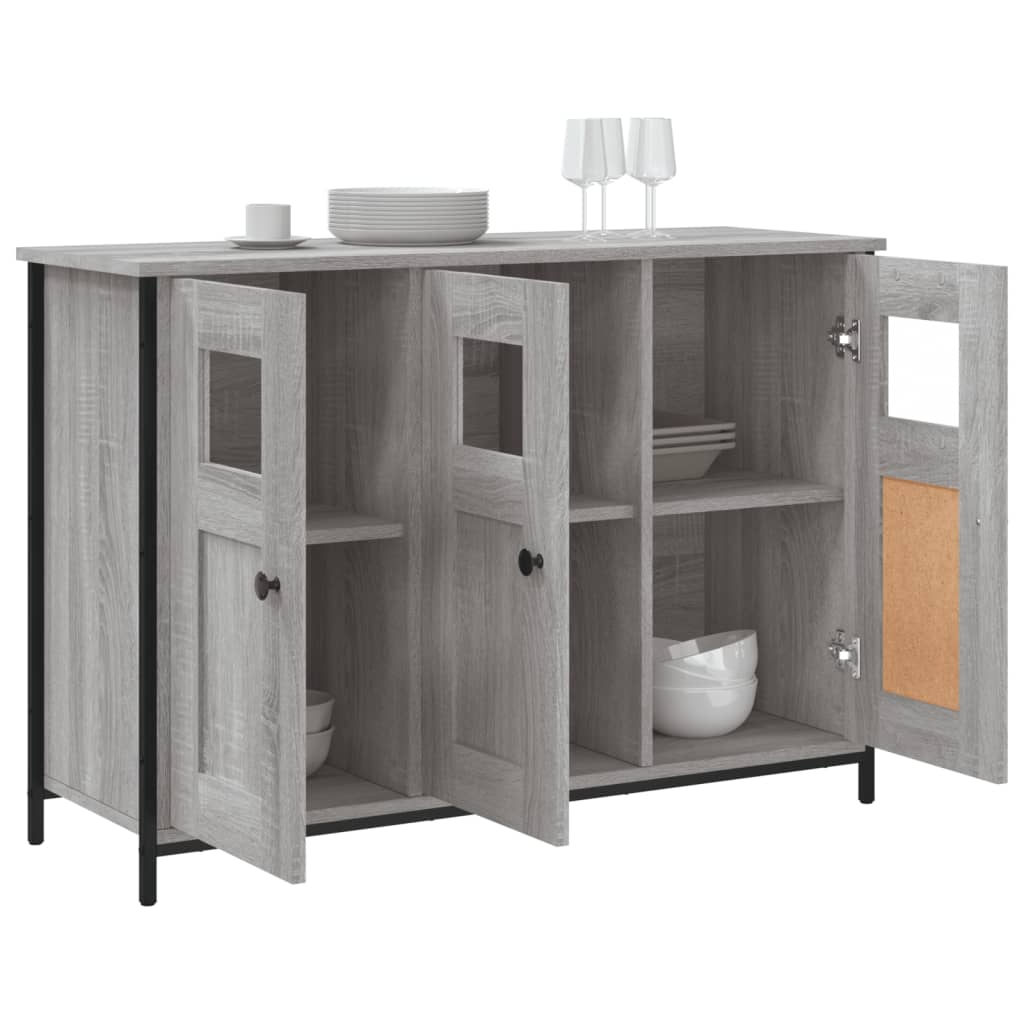 vidaXL Credenza Grigio Sonoma 100x35x70 cm in Legno Multistrato