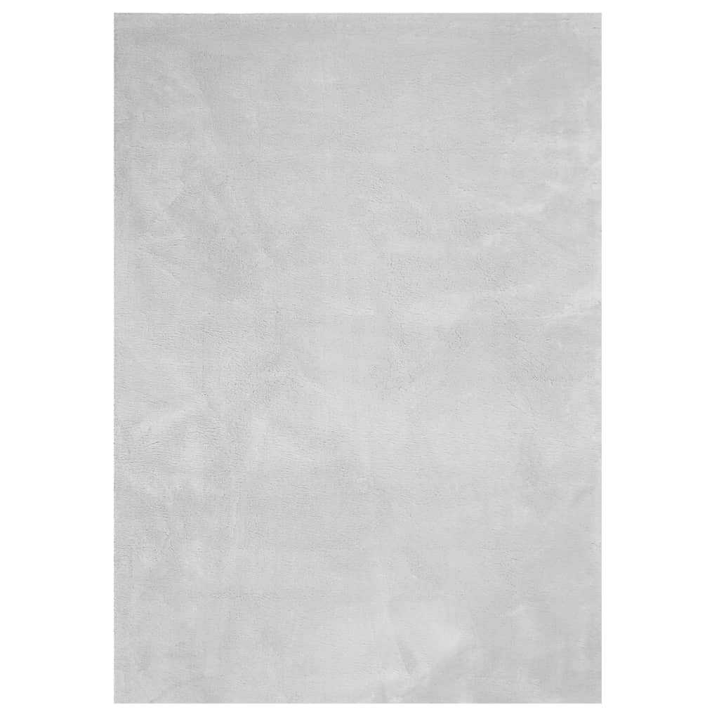 vidaXL Tappeto a Pelo Corto HUARTE Morbido e Lavabile Grigio 240x340cm