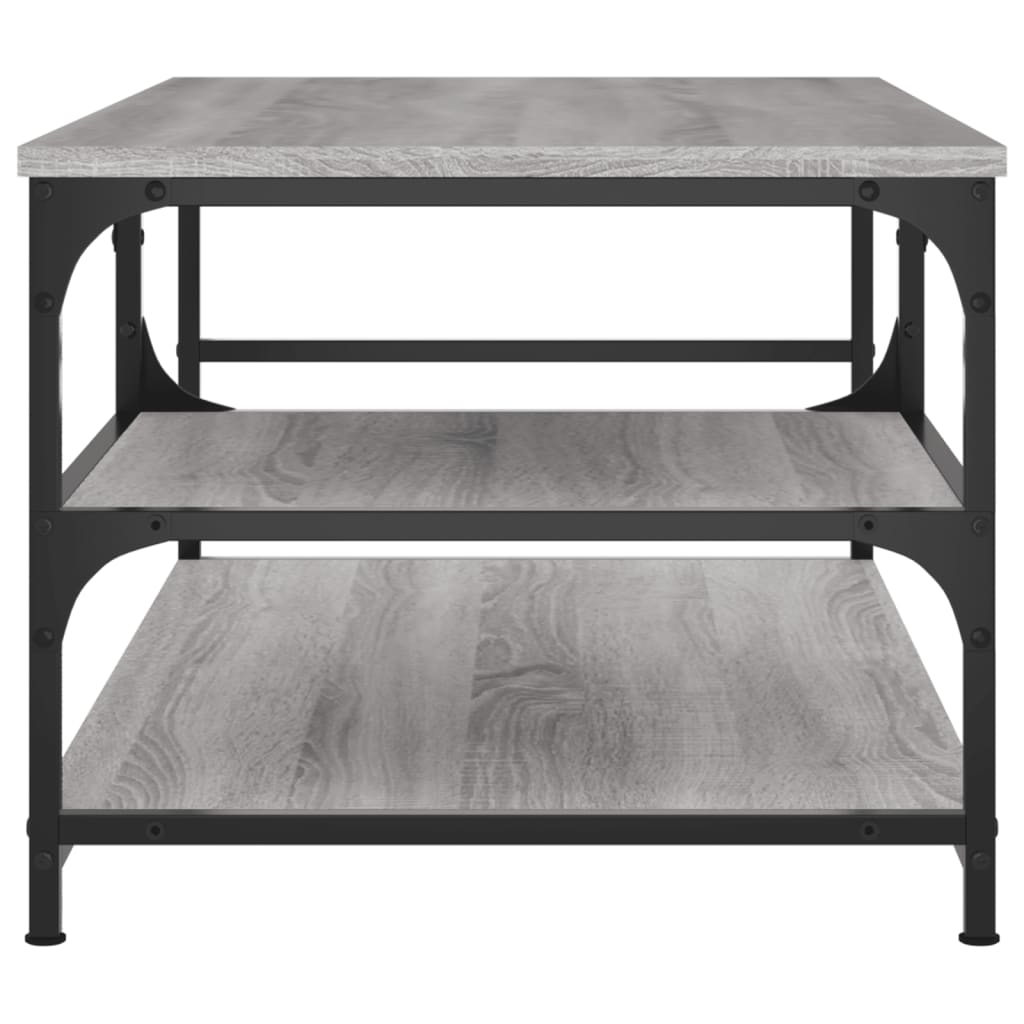 vidaXL Tavolino da Salotto Grigio Sonoma 90x49x40 cm Legno Multistrato