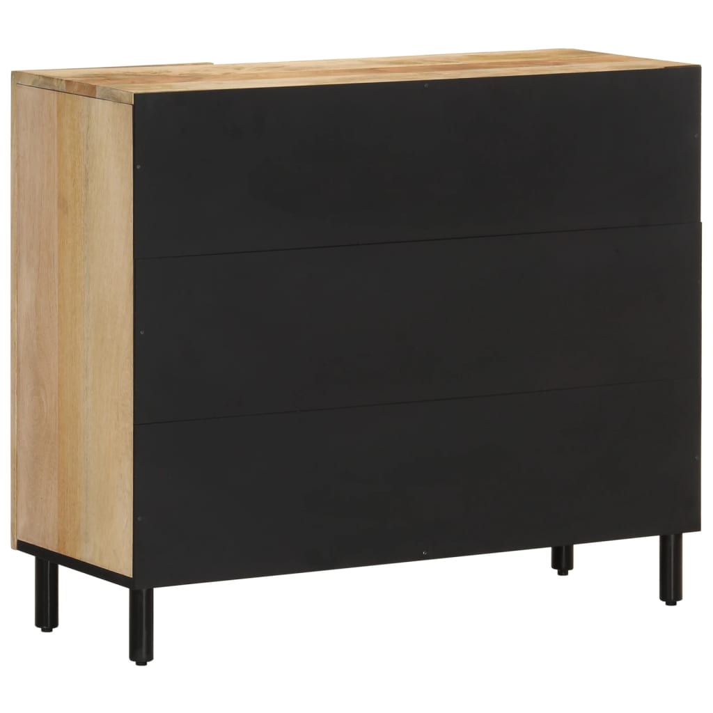 vidaXL Credenza 90x33x75 cm in Legno Massello di Mango