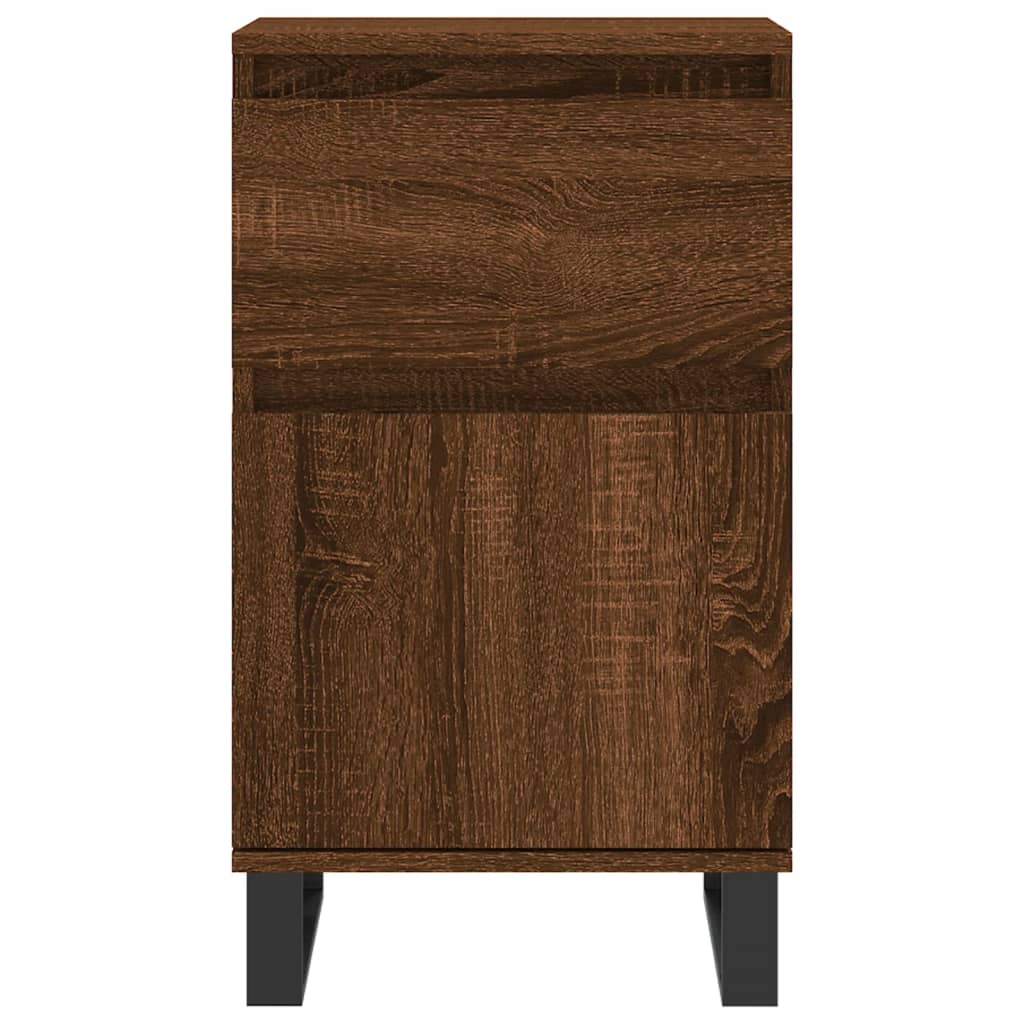 vidaXL Credenza Rovere Marrone 40x35x70 cm in Legno Multistrato