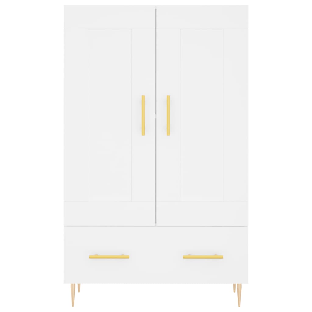 vidaXL Credenza Bianca 69,5x31x115 cm in Legno Multistrato