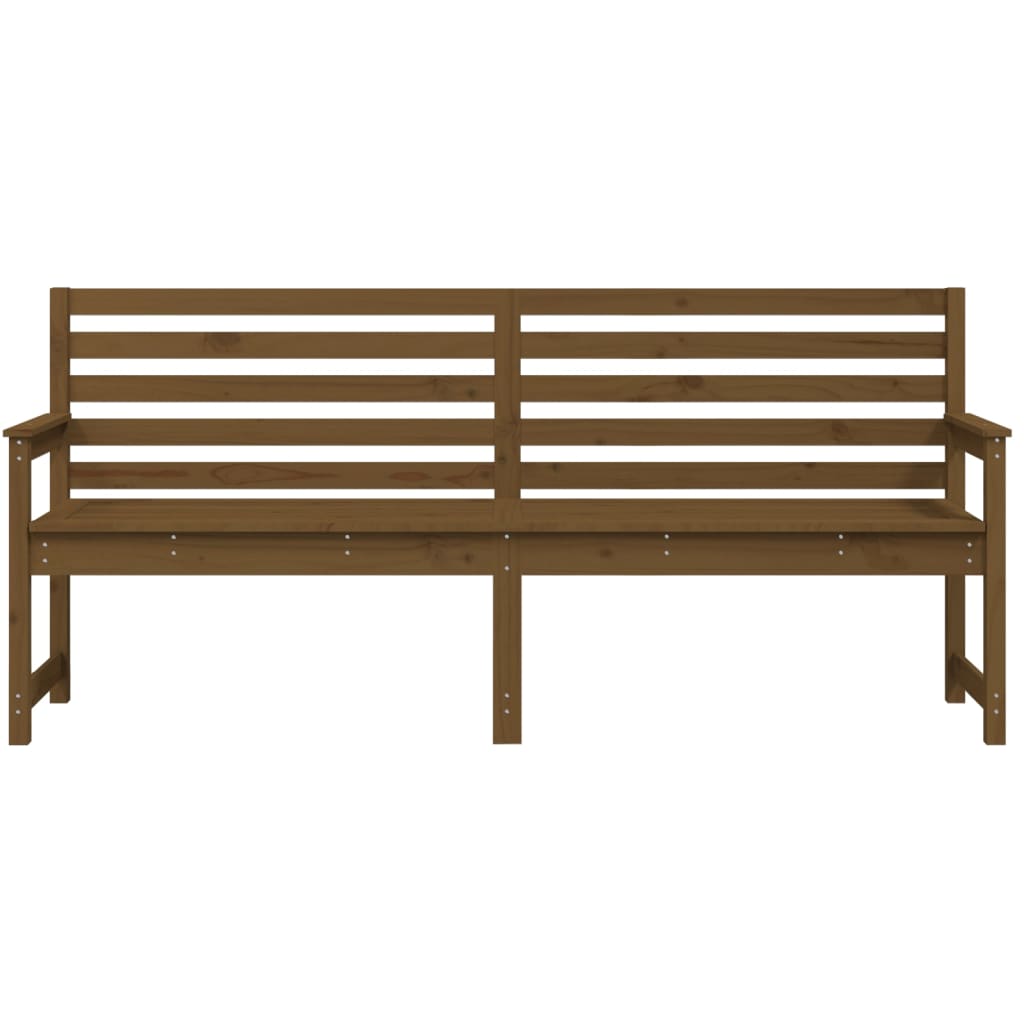 vidaXL Panca da Giardino Ambra 203,5x48x91,5 cm Legno Massello di Pino