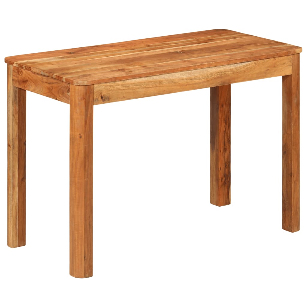 vidaXL Tavolo da Pranzo 110x55x76 cm Legno Massello di Acacia