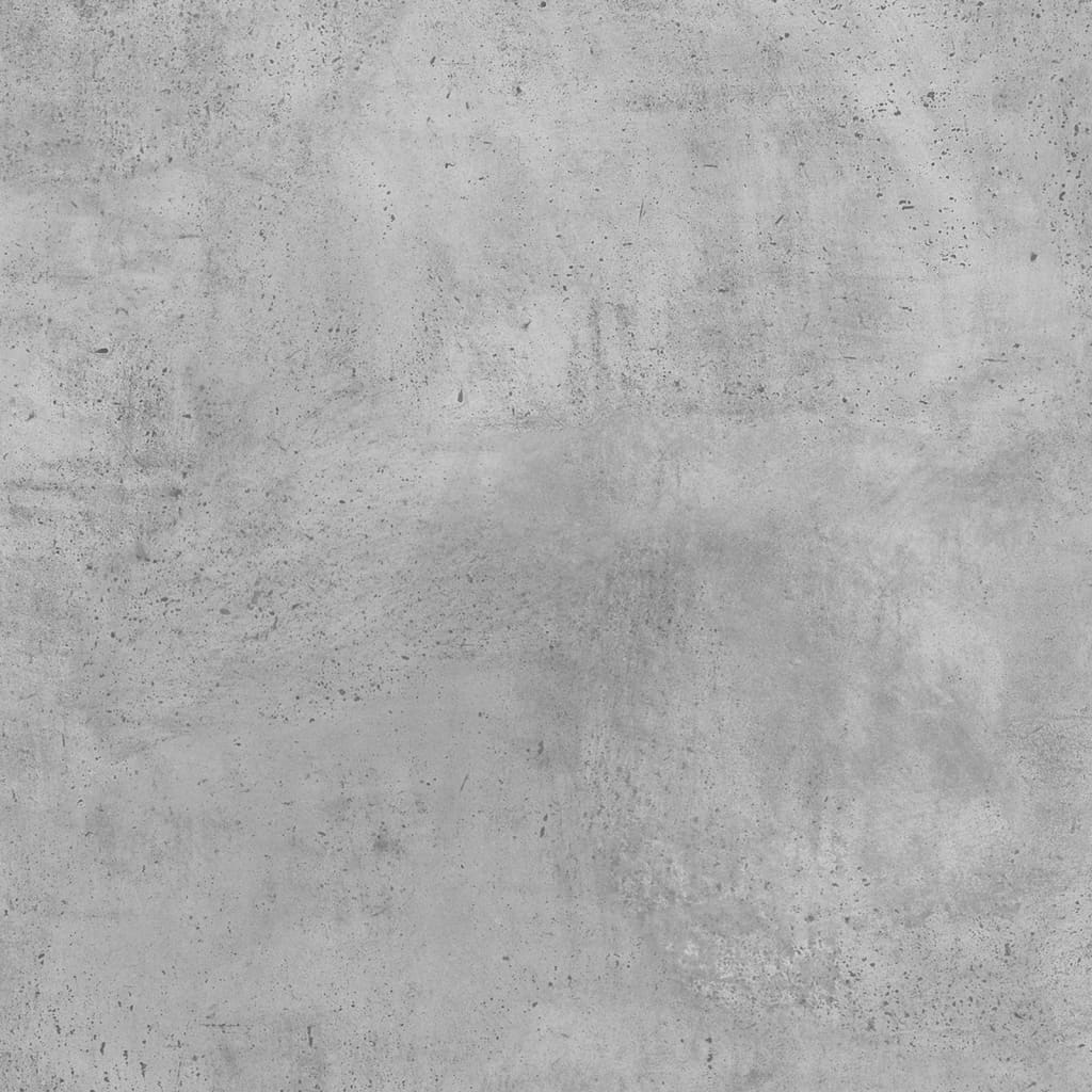 vidaXL Giroletto Cassetti Grigio Cemento 180x200 cm Legno Multistrato